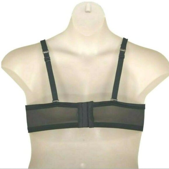 Lane Bryant Cacique Womens T Shirt Bra Lace Convertible Straps Size 44D Black - Picture 3 of 10